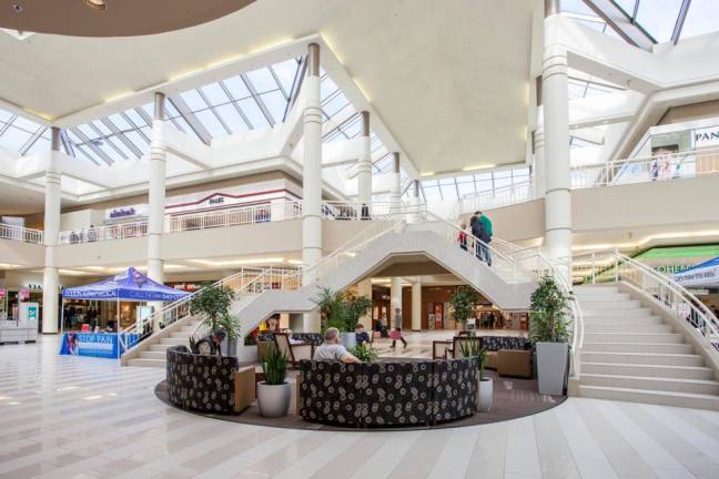 Inside the Galleria at Crystal Run, lower level.