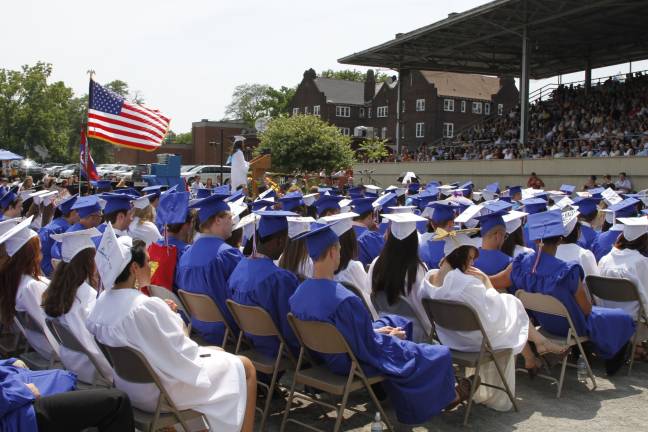 Goshen High School: 'Today as we climb' The Class of 2013 (Photo by Jerry Goldberg)