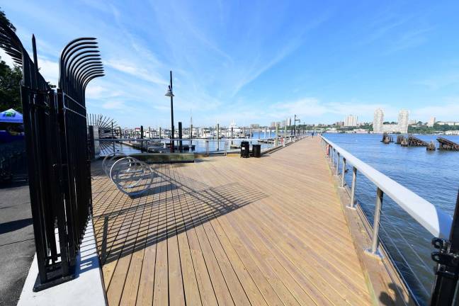Progress at Pier Photo: NYC Parks / Malcolm Pinckney