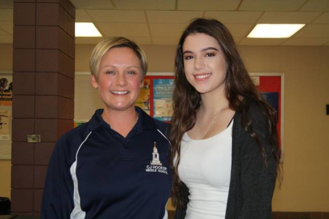 Violinist Kiley Rowe awarded prestigious scholarship Kiley Rowe, right, with music teacher Kristen Calohan (Photo provided)