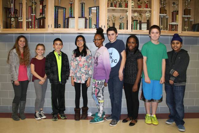 C.J. Hooker names Students of the Month for November The November Students of the Month (from left): Kyleigh Russo, Madilyn Bunzey, Andrew Rampulla, Caryn Clark, Jenise Medenard-Miller, Alexander Konis, Sheryl Jeanty, Liam Donoghue and Ekamjot Singh. Missing from the photo are Daniel Horrego, Connor Lampon and Allison Tegnander. (Photo provided)