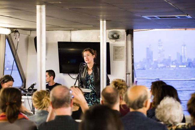 ‘odyssey’ on the ferry Classicist and translator Emily Wilson. Photo: Aslan Chalom