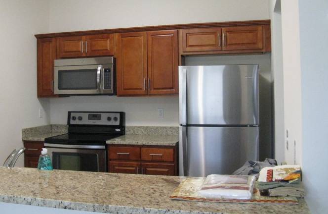 New beginnings at Meadow Hills Victor Gonzales' new kitchen (Photo by Ginny Privitar)