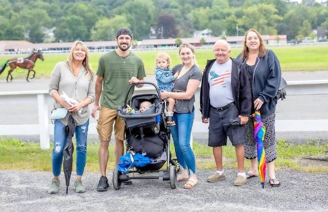 The Gremli/Fornera Family are frequent visitors to Goshen Historic Track.