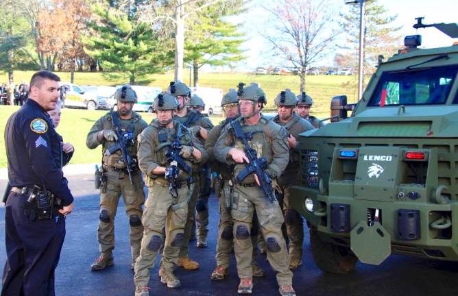 Orange County to provide active shooter awareness training on Oct. 24 Members of the Orange County Sheriff’s Office Special Operations Group participate in an active shooter drill at Orange-Ulster BOCES in Goshen on November 8, 2022.