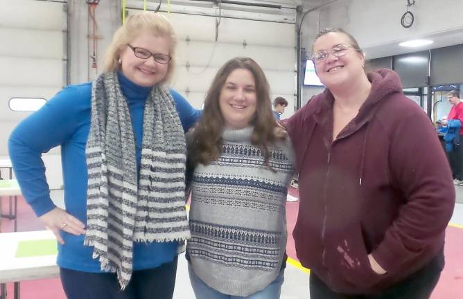 From left: Christina Hauser, Jennifer El-Rifai and Stacy Mott, all Green Teen moms