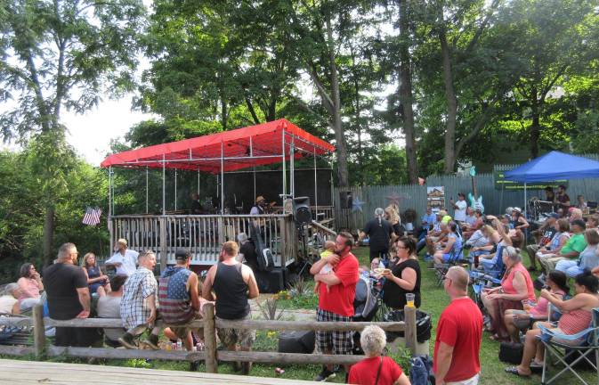 Everyone grooved to the music of Slam Allen (pictured) and other performers on Bill Perry Day in Chester.