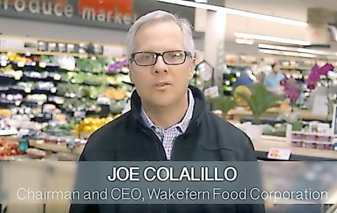 A video was posted on ShopRite Facebook pages: A message of thanks to our to loyal customers and dedicated associates from Joe Colalillo, Chairman and CEO of Wakefern Food Corporation – the cooperative of families that own and operate ShopRite.