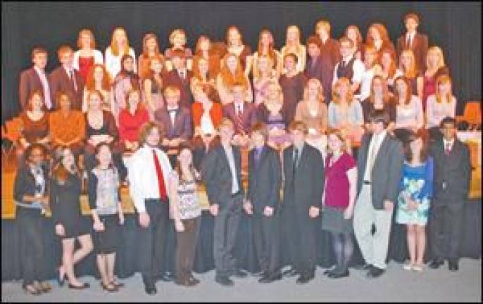 Students inducted into National Honor Society Students inducted into National Honor Society