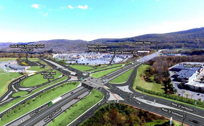 Exit 131 interchange rendering