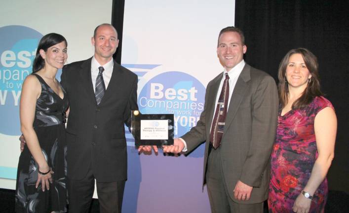 Access Physical Therapy & Wellness celebrates 10 years Access Physical Therapy & Wellness was honored in 2013 for the second time as one of the Best Companies to Work for in New York by the state Society for Human Resource Management and Best Companies Group. Access partners and founders – from left, Shannon Albanese, Stephen Albanese, Christopher Albanese and Janet Albanese – accepted the honor.