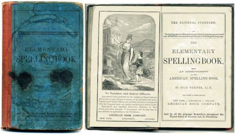 'A man of unbounded vanity' The blue back speller