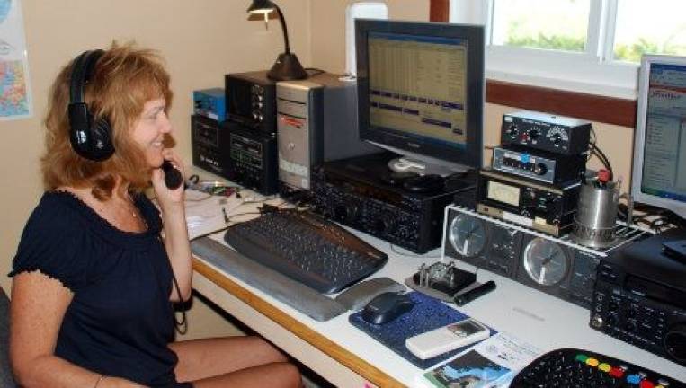 An Amateur Radio operator (Photo: American Radio Relay League: arrl.org)