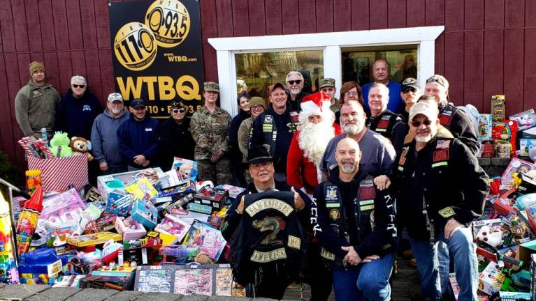 A group that arrived later in the morning included the Nam Knights and those representing the children of Disabled American Veterans in Orange County. Photo by Taylor Sterling.