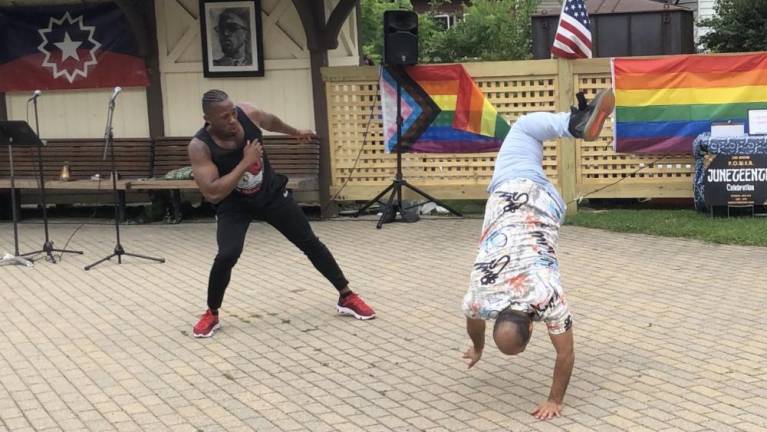 Juneteenth Celebration brings out exuberant self-expression in Warwick Daniel Villegas and Chandler Stanley