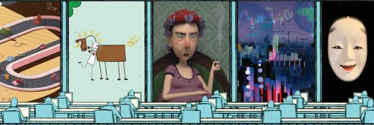 SUNY Orange to host Animation Show of Shows short film festival A collage of a few of the films to be screened.