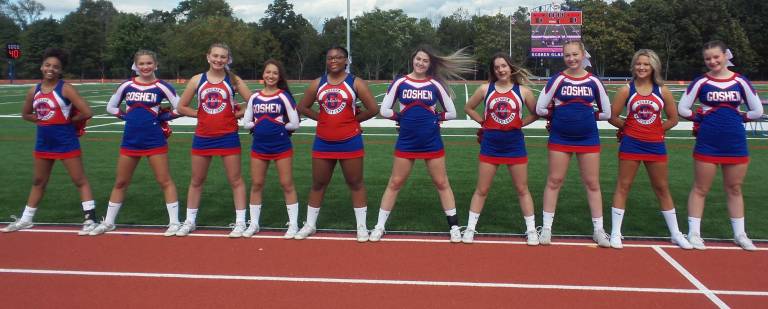 Goshen cheerleaders