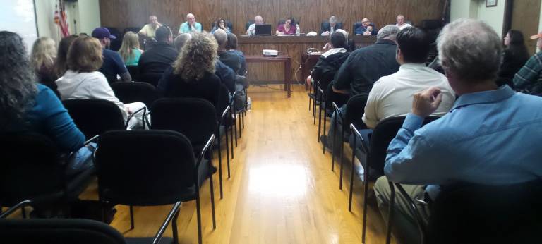 Planning board seats open up as members sell their homes Meetings in Chester have been attracting full houses lately, as residents seek updates on new development in town (Photo by Frances Ruth Harris)