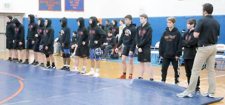 The Chester Academy wrestling team