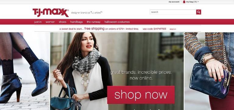 T J Maxx Lets Customers Shop Online
