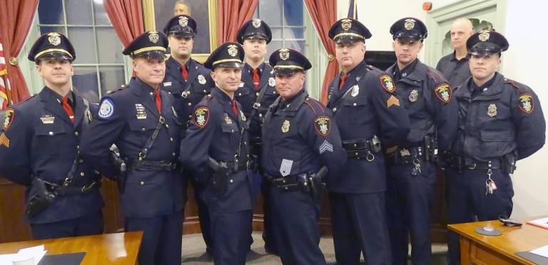 Investigator Michael Gregorio, a champion of vulnerable children, retires from village police department Inv. Michael Gregorio is congratulated by members of the department