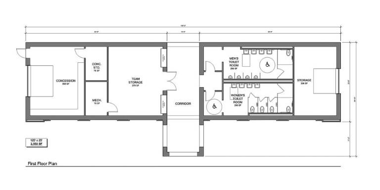 First floor plan