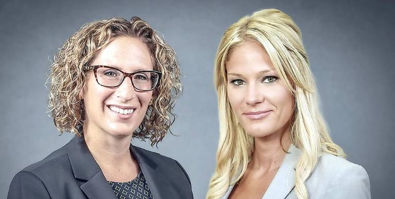 Walden. Jacobowitz and Gubits welcomes new attorney Pictured from left to right are Michele L. Babcock, Managing Partner at Jacobowitz and Gubits, LLP, and associate Kara M. Nelson. Provided photo.