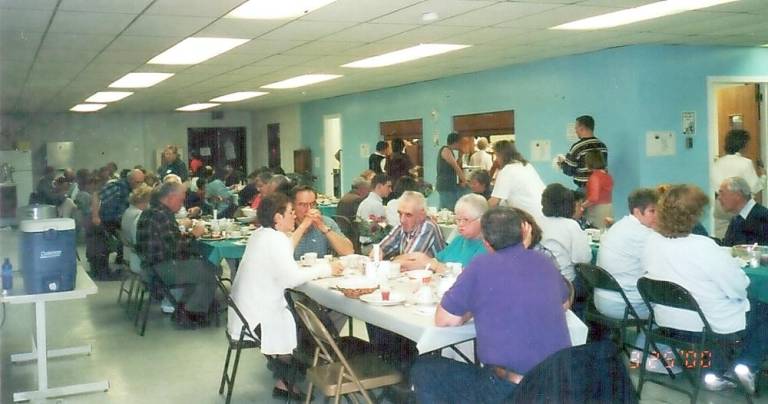 “We believe the Roast Beef Dinner was started once the new building was completed in 1967, but it’s hard to say for sure because there were numerous dinners in our old kitchen/dining room (but most think those were chicken dinners),” Pastor Erin Moore said. “Either way, it is clear that our congregation has been hosting sit-down fellowship meals for well over 60 years and this is the first time in anyone’s recollection that we won’t be able to host a sit-down dinner.” Provided photos.