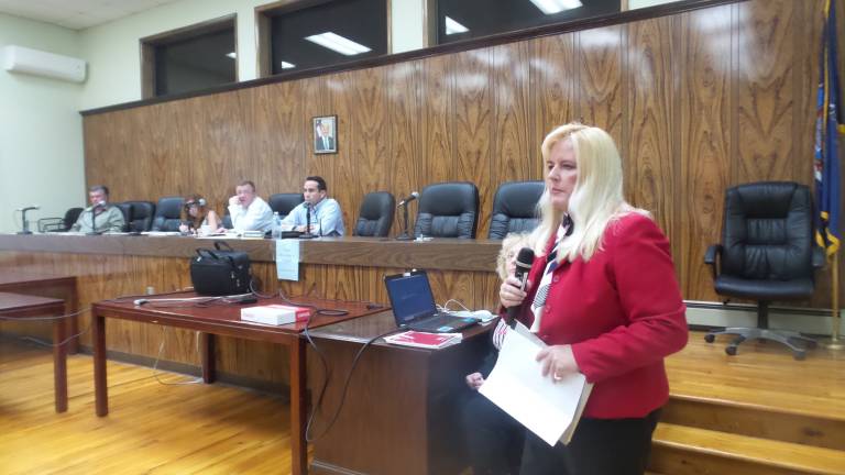 Chester resolution asks commission to drop smart meters opt-out fee Chris Maurer talks about the health hazards of smart meters last October (Photo by Frances Ruth Harris)