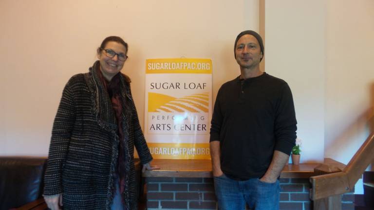 Community tours performing arts center before deciding its fate at the polls Ales and Paul Romano (Photo by Frances Ruth Harris)