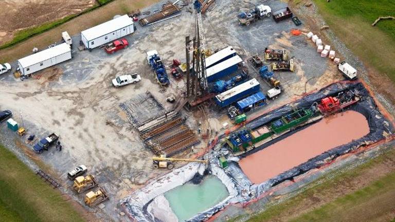 'Incredible victory' pushes back on fracking This photo from the Web site of the nonprofit U.S. Water Alliance group shows a hydrofracking station in operation.