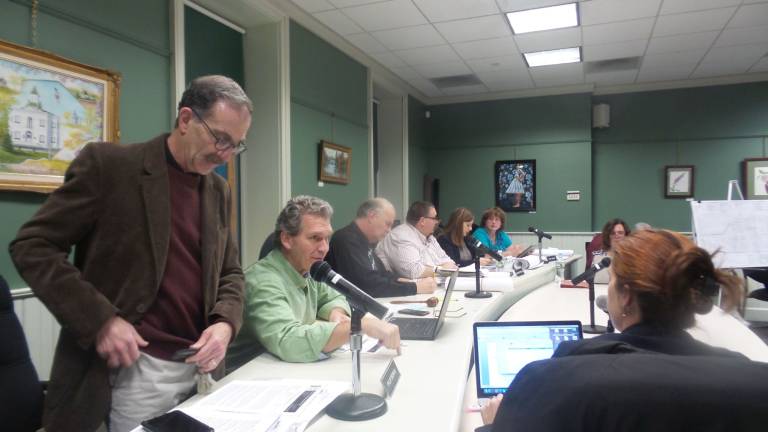 Hearing on hotels and houses brings out an impassioned crowd The Town of Goshen Planning Board (Photo by Frances Ruth Harris)