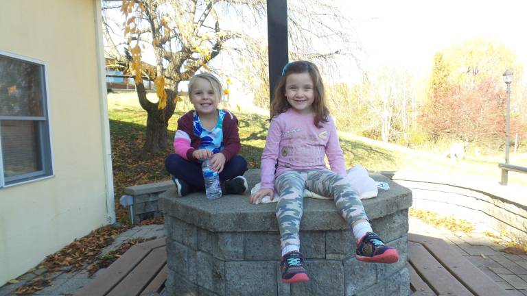 Community tours performing arts center before deciding its fate at the polls Sadie Cirbus and Mikayla Wensley (Photo by Frances Ruth Harris)