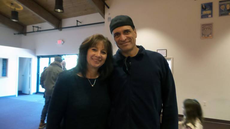Community tours performing arts center before deciding its fate at the polls Sandy and Michael Rogers (Photo by Frances Ruth Harris)
