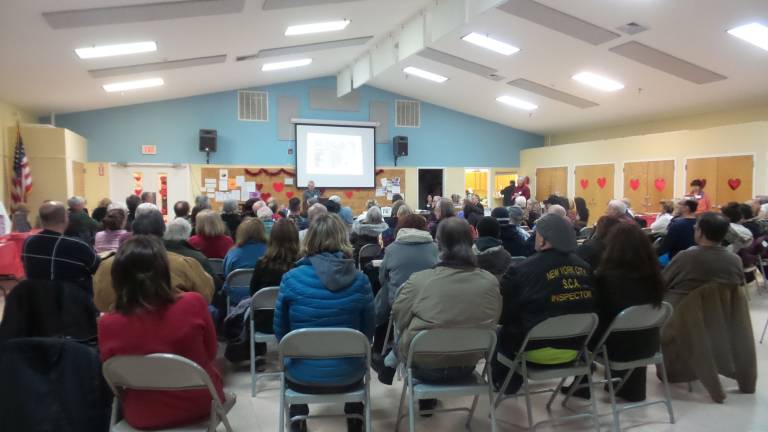 A meeting earlier this year of the Concerned Citizens for the Hudson Valley (Photo by Frances Ruth Harris)