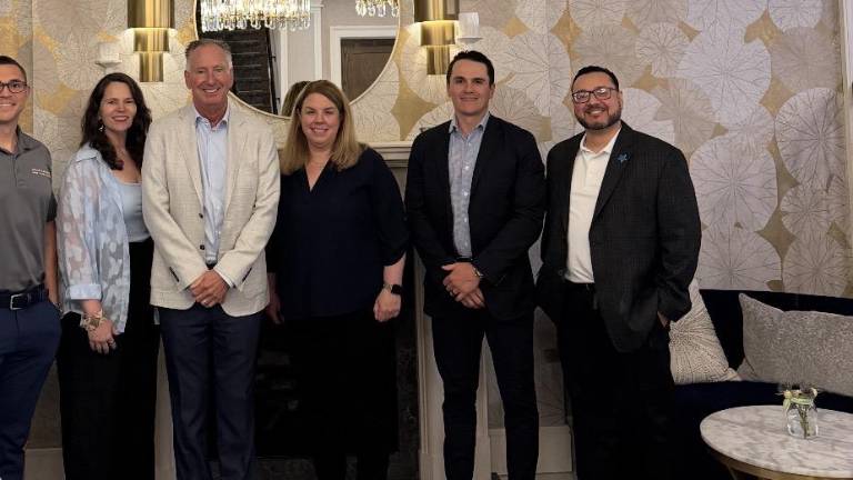 Left to right: Brian Healey, Allyson Curtis, John Koerner, Kristine Burton, Jay Healey, Abraham Almanza.