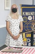 The Chester Kiwanis Humanities Award was presented to Angelina Zaporojtsev. Provided photos.