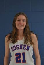 Jillian Brosnan, captain of Goshen High School girls basketball program