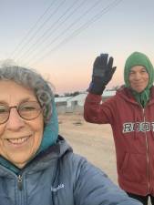 Judi Weinstein and her husband Gadi Haggai.