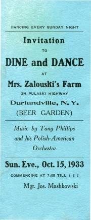 Note to posterity: 'Leave the dance hall standing'