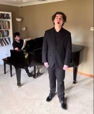 Desmond Mulready, the 2025 Grand Scholarship Recipient ($10,000), who was a senior at Kingston H.S. and now attends the Eastman School of Music.