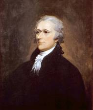 Alexander Hamilton portrait by John Trumbull 1806.