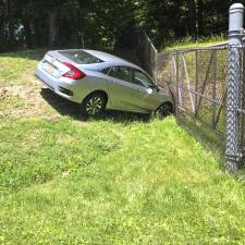 June 16: Patrol units responded to the area of Craigville Road in the Town of Goshen regarding an alleged report of a motor vehicle crash, property damage automobile accident involving a vehicle that went off the roadway and into the fence of the Orange County Veterans Cemetery.