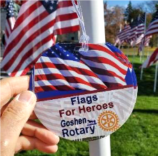 Flags for Heroes tribute, ceremony