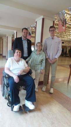 Democratic challenger Pat Davis visits Valley View