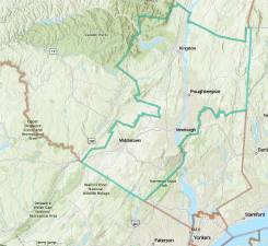 The proposed borders of the redrawn Congressional District 18, currently represented by Pat Ryan (D).