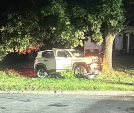 On June 7, patrol units responded to the area of Wedgewood Drive in the Town of Goshen regarding a report of an alleged motor vehicle crash, property damage automobile accident involving a vehicle that went off the roadway into a tree.