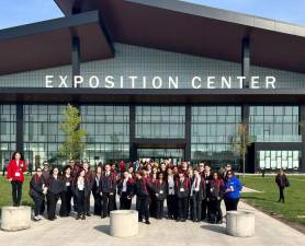 This week 30 Orange-Ulster BOCES Career and Technical Education (CTE) students traveled to Syracuse to participate in the New York State SkillsUSA competition held April 28. Provided photo.