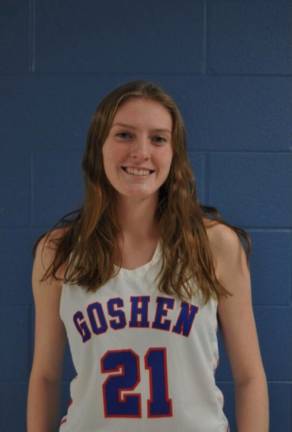 Jillian Brosnan, captain of Goshen High School girls basketball program
