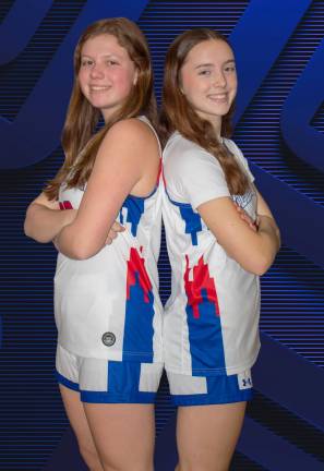 Senior Mary Ellen ‘MC’ Collins and freshman Ava Croughan are this year’s team captains.